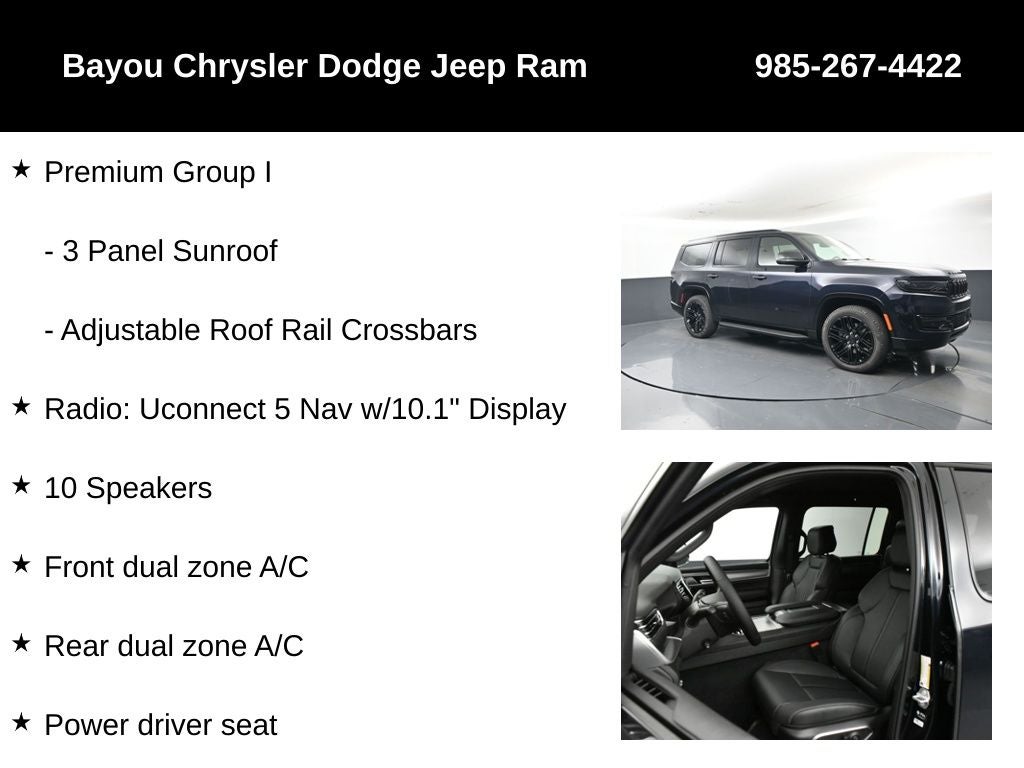 2025 Jeep Wagoneer WAGONEER CARBIDE 4X4