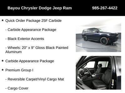 2025 Jeep Wagoneer WAGONEER CARBIDE 4X4