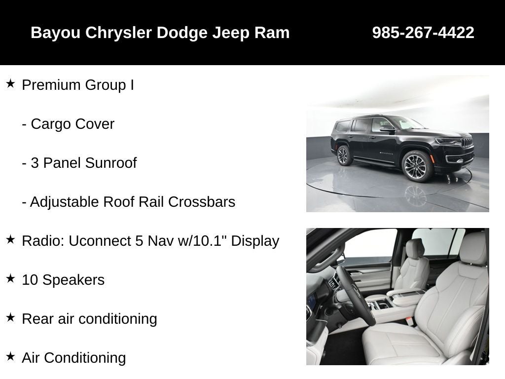 2025 Jeep Wagoneer WAGONEER SERIES II 4X4