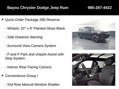 2026 Jeep Grand Wagoneer GRAND WAGONEER LIMITED RESERVE 4X4