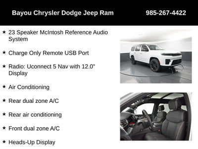 2026 Jeep Grand Wagoneer GRAND WAGONEER SUMMIT RESERVE 4X4