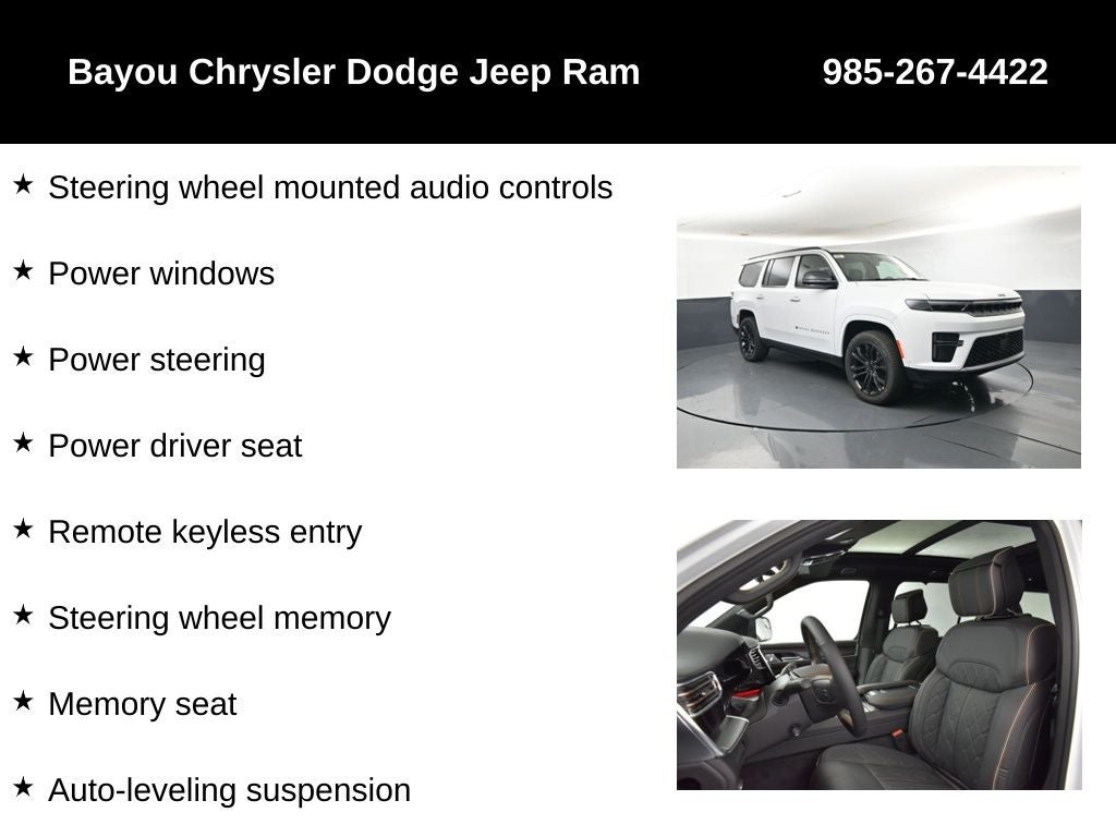 2026 Jeep Grand Wagoneer GRAND WAGONEER SUMMIT RESERVE 4X4