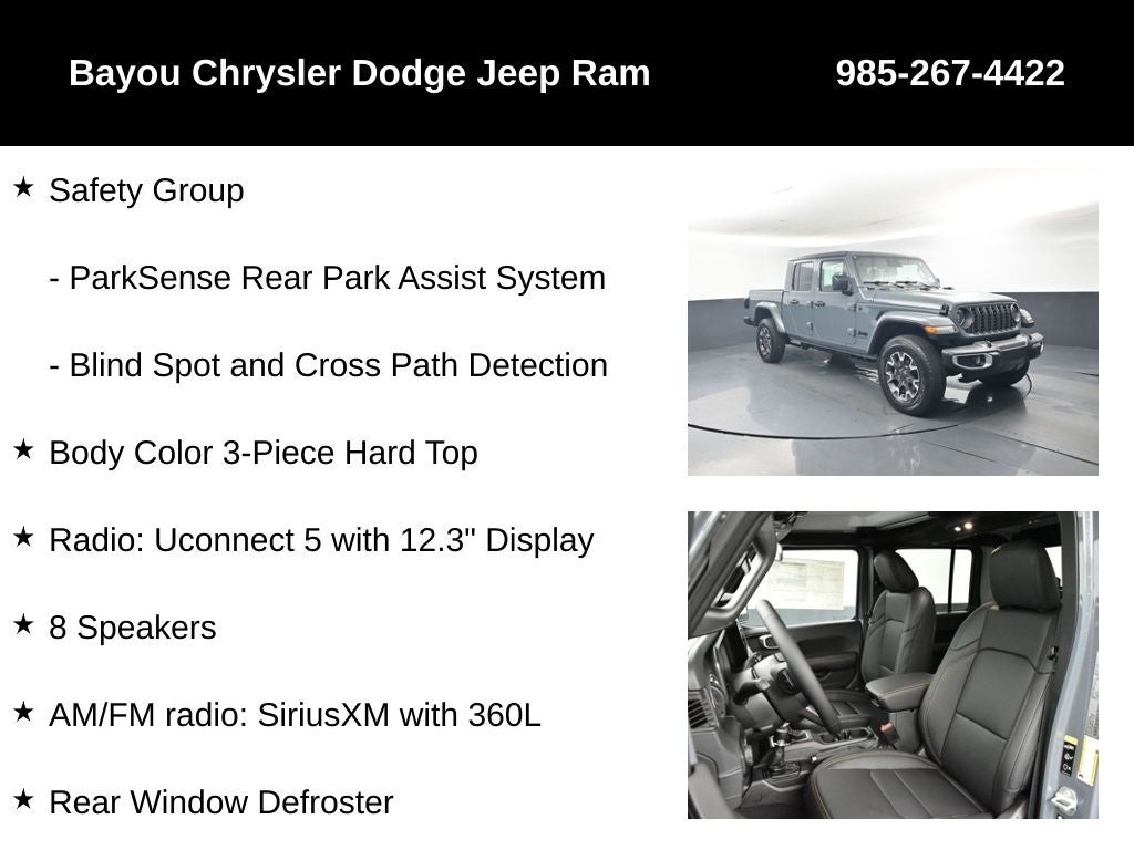 2026 Jeep Gladiator GLADIATOR SAHARA 4X4