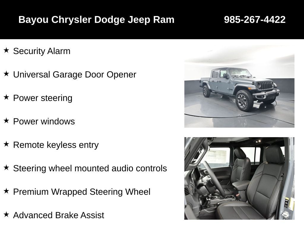 2026 Jeep Gladiator GLADIATOR SAHARA 4X4