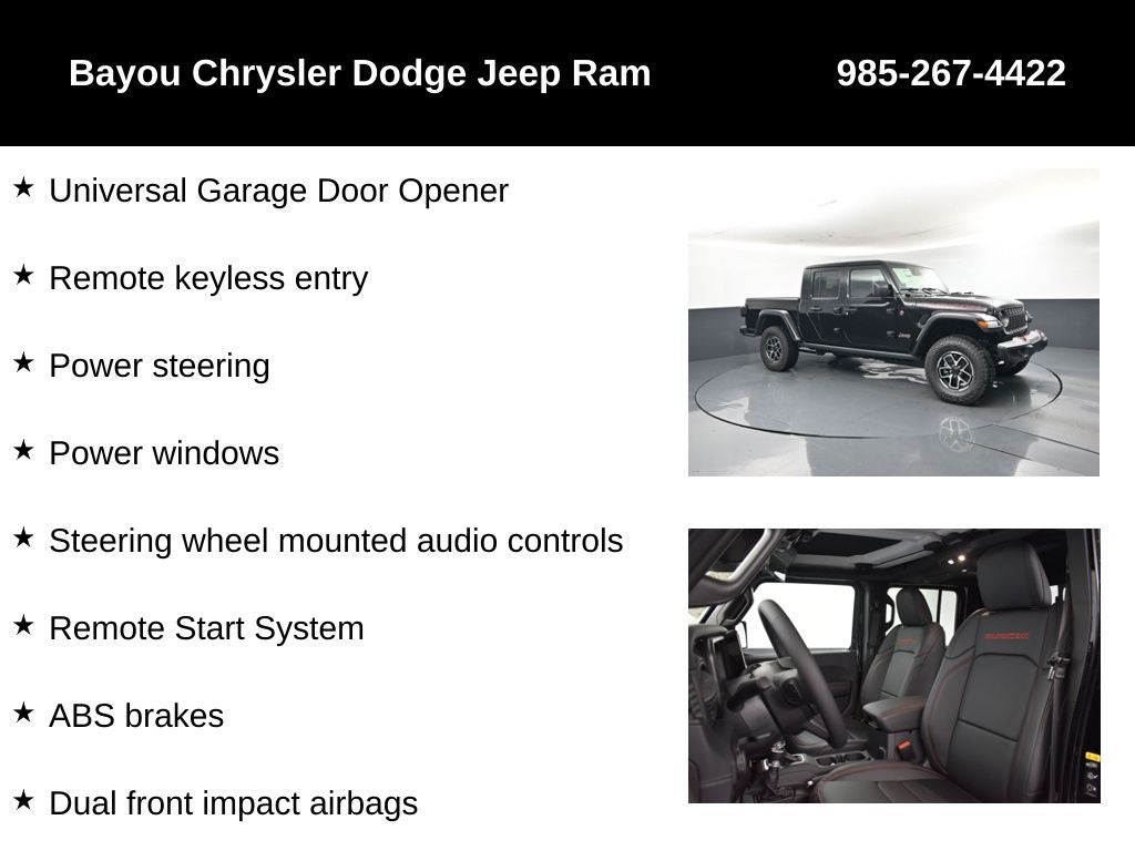 2026 Jeep Gladiator GLADIATOR RUBICON 4X4