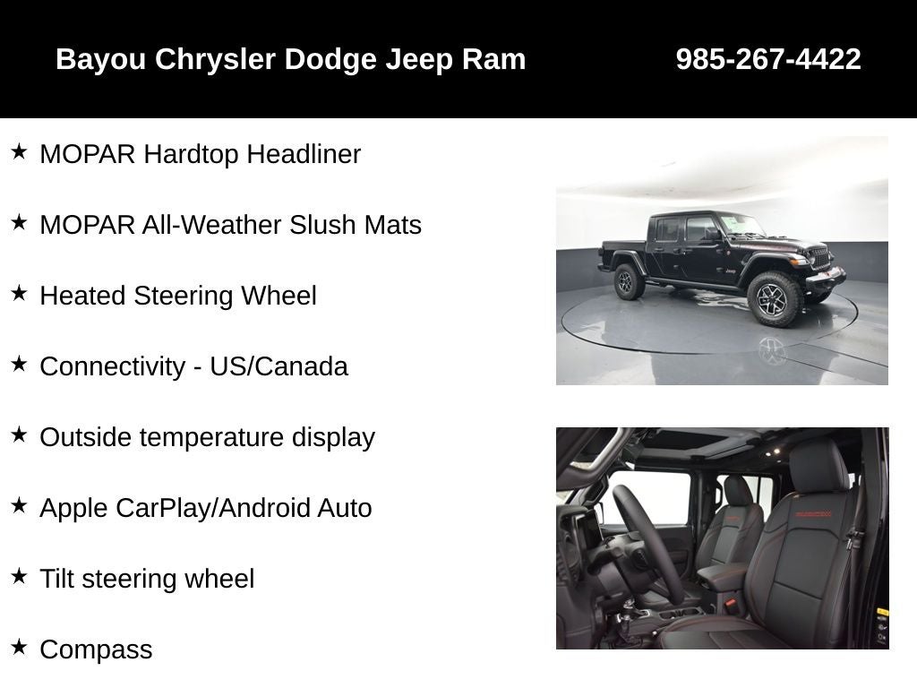 2026 Jeep Gladiator GLADIATOR RUBICON 4X4