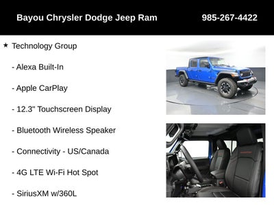 2025 Jeep Gladiator GLADIATOR RUBICON 4X4