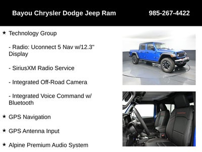 2025 Jeep Gladiator GLADIATOR RUBICON 4X4