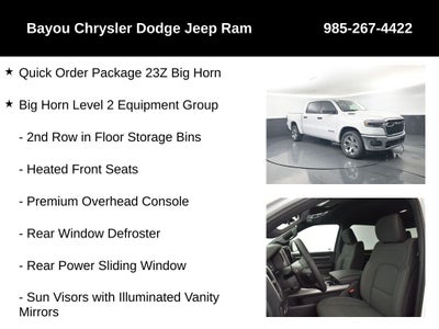 2026 RAM Ram 1500 RAM 1500 BIG HORN CREW CAB 4X2 5'7' BOX