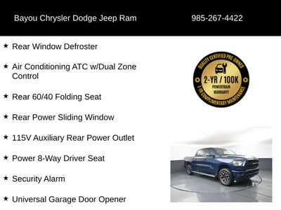 2022 RAM 1500 Big Horn Crew Cab 4x2 5'7' Box