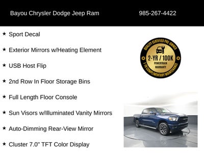 2022 RAM 1500 Big Horn Crew Cab 4x2 5'7' Box
