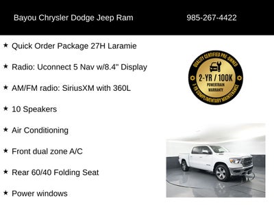 2024 RAM 1500 Laramie Crew Cab 4x2 5'7' Box