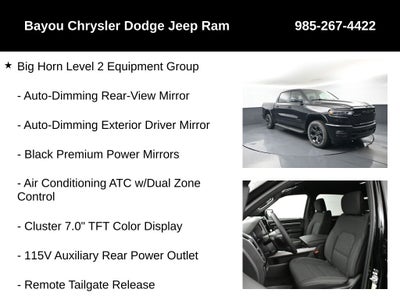 2026 RAM Ram 1500 RAM 1500 BIG HORN CREW CAB 4X4 5'7' BOX