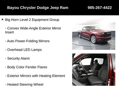 2026 RAM Ram 1500 RAM 1500 BIG HORN CREW CAB 4X4 5'7' BOX