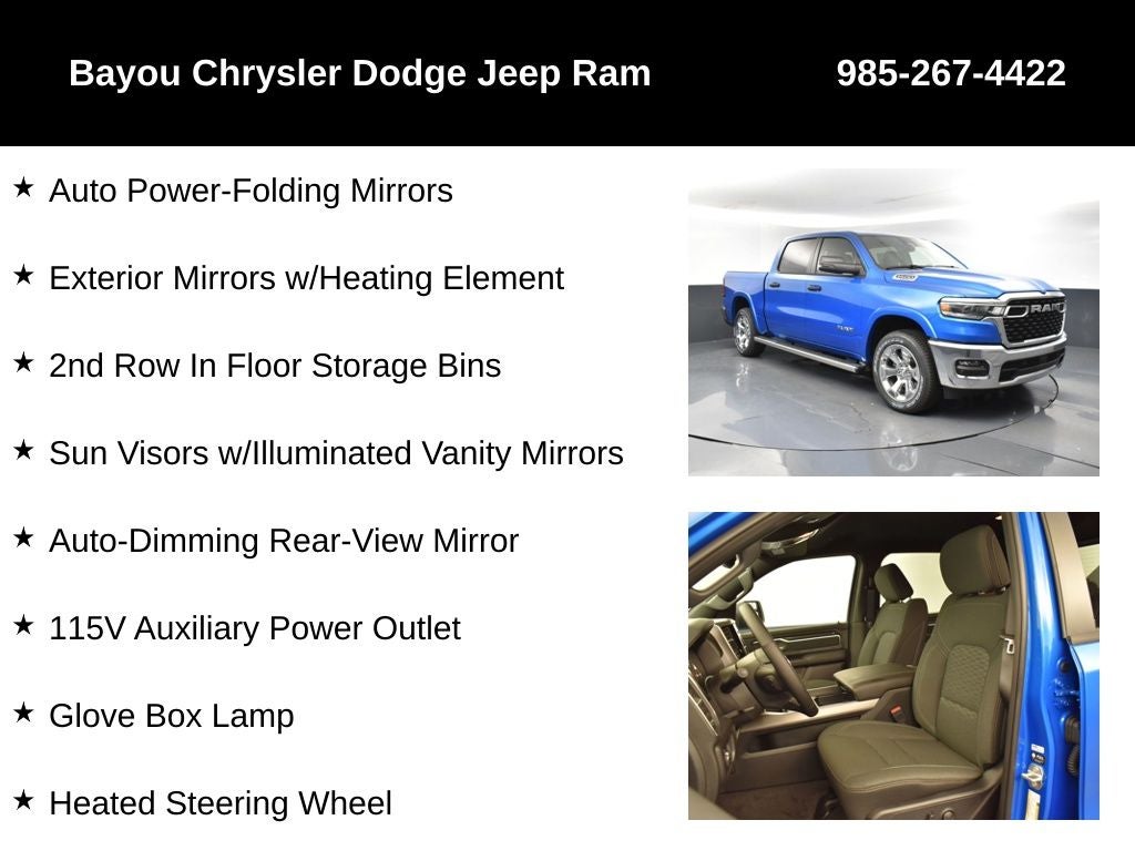 2025 RAM Ram 1500 RAM 1500 BIG HORN CREW CAB 4X4 5'7' BOX