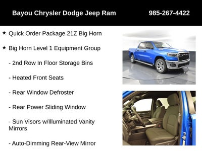 2025 RAM Ram 1500 RAM 1500 BIG HORN CREW CAB 4X4 5'7' BOX