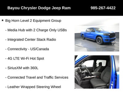 2026 RAM Ram 1500 RAM 1500 BIG HORN CREW CAB 4X4 5'7' BOX