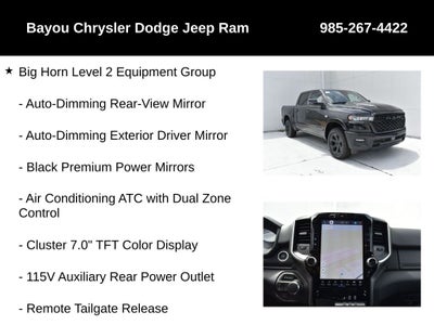 2026 RAM Ram 1500 RAM 1500 BIG HORN CREW CAB 4X4 5'7' BOX