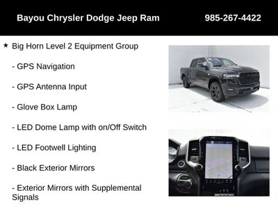2026 RAM Ram 1500 RAM 1500 BIG HORN CREW CAB 4X4 5'7' BOX