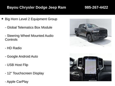 2026 RAM Ram 1500 RAM 1500 BIG HORN CREW CAB 4X4 5'7' BOX