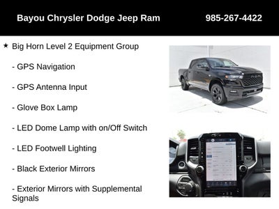2026 RAM Ram 1500 RAM 1500 BIG HORN CREW CAB 4X4 5'7' BOX