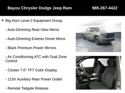 2026 RAM Ram 1500 RAM 1500 BIG HORN CREW CAB 4X4 5'7' BOX