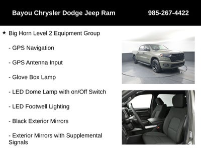 2026 RAM Ram 1500 RAM 1500 BIG HORN CREW CAB 4X4 5'7' BOX