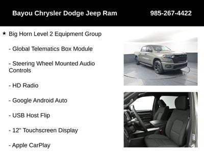 2026 RAM Ram 1500 RAM 1500 BIG HORN CREW CAB 4X4 5'7' BOX