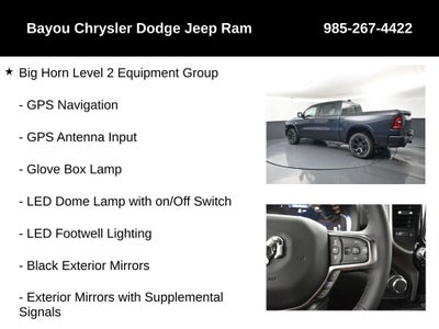2026 RAM Ram 1500 RAM 1500 BIG HORN CREW CAB 4X4 5'7' BOX