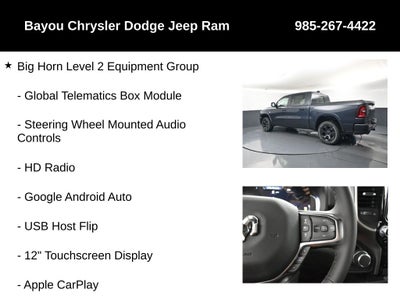 2026 RAM Ram 1500 RAM 1500 BIG HORN CREW CAB 4X4 5'7' BOX