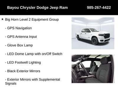 2026 RAM 1500 RAM 1500 BIG HORN CREW CAB 4X4 5'7' BOX