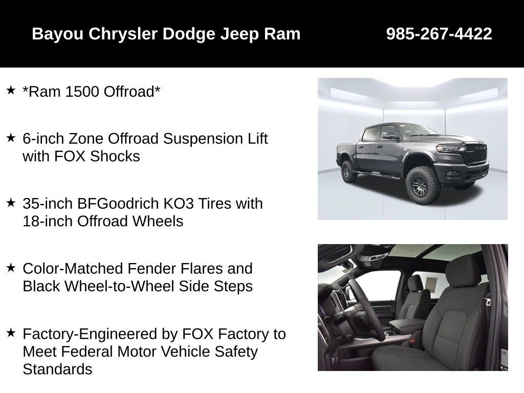 2026 RAM Ram 1500 RAM 1500 BIG HORN CREW CAB 4X4 5'7' BOX