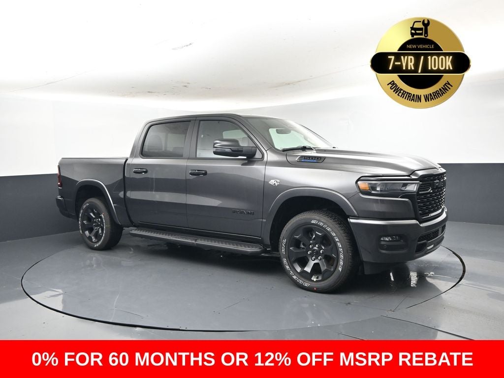 2026 RAM Ram 1500 RAM 1500 BIG HORN CREW CAB 4X4 5'7' BOX