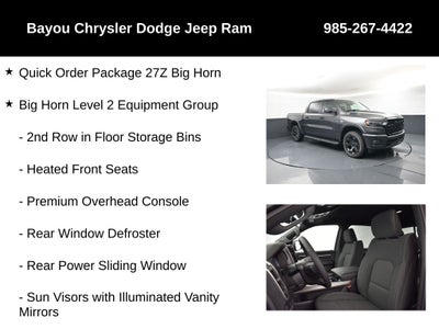 2026 RAM Ram 1500 RAM 1500 BIG HORN CREW CAB 4X4 5'7' BOX