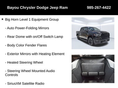 2026 RAM Ram 1500 RAM 1500 BIG HORN CREW CAB 4X4 5'7' BOX