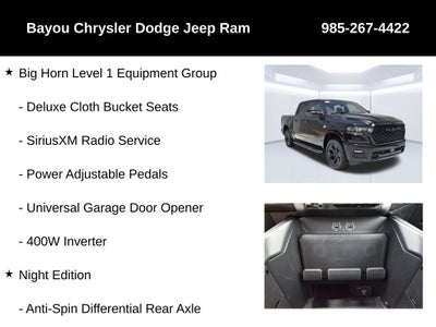 2026 RAM Ram 1500 RAM 1500 BIG HORN CREW CAB 4X4 5'7' BOX