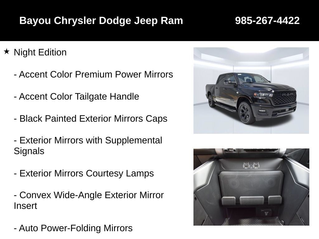 2026 RAM Ram 1500 RAM 1500 BIG HORN CREW CAB 4X4 5'7' BOX