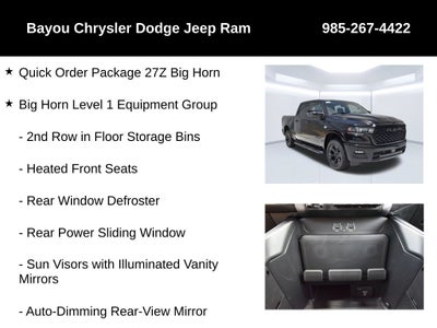 2026 RAM Ram 1500 RAM 1500 BIG HORN CREW CAB 4X4 5'7' BOX
