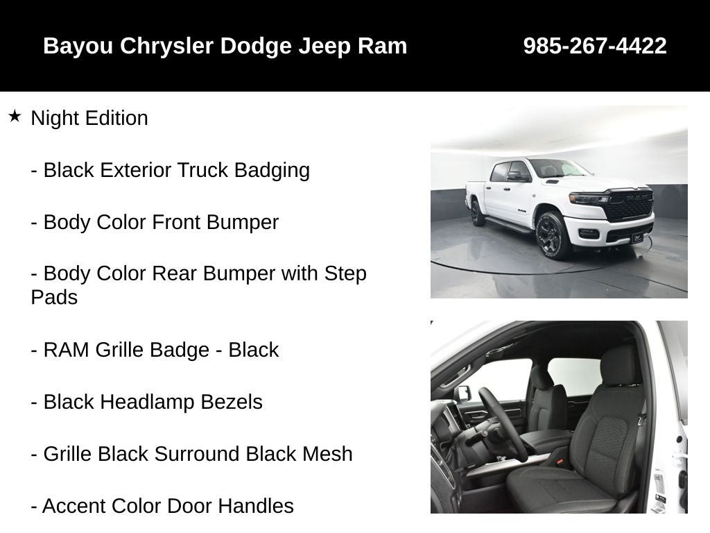 2026 RAM Ram 1500 RAM 1500 BIG HORN CREW CAB 4X4 5'7' BOX