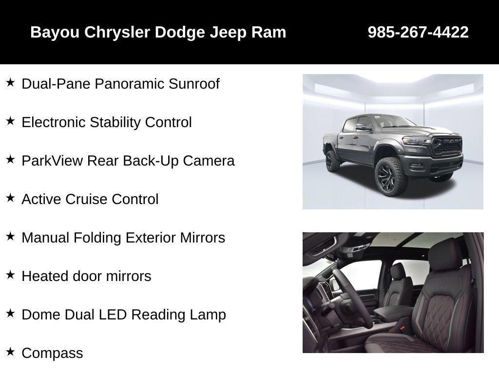 2026 RAM Ram 1500 RAM 1500 BIG HORN CREW CAB 4X4 5'7' BOX