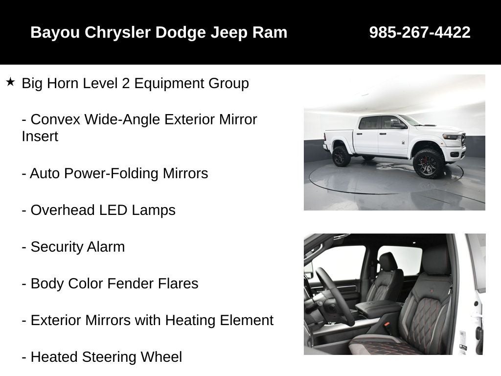 2026 RAM Ram 1500 RAM 1500 BIG HORN CREW CAB 4X4 5'7' BOX