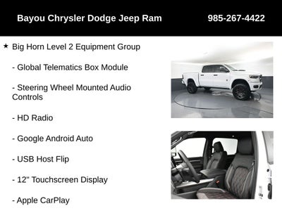 2026 RAM Ram 1500 RAM 1500 BIG HORN CREW CAB 4X4 5'7' BOX