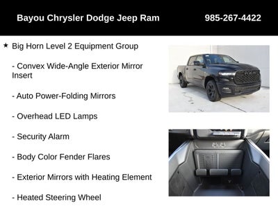 2026 RAM Ram 1500 RAM 1500 BIG HORN CREW CAB 4X4 5'7' BOX