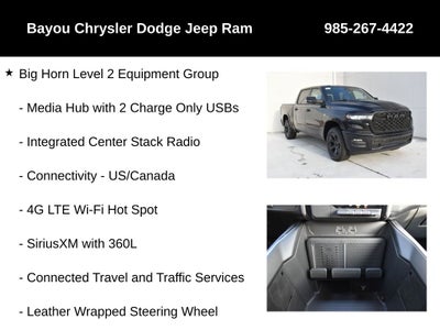 2026 RAM Ram 1500 RAM 1500 BIG HORN CREW CAB 4X4 5'7' BOX