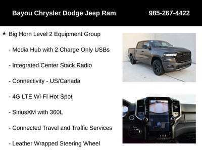 2026 RAM Ram 1500 RAM 1500 BIG HORN CREW CAB 4X4 5'7' BOX