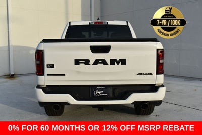 2026 RAM Ram 1500 RAM 1500 BIG HORN CREW CAB 4X4 5'7' BOX