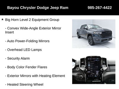 2026 RAM Ram 1500 RAM 1500 BIG HORN CREW CAB 4X4 5'7' BOX