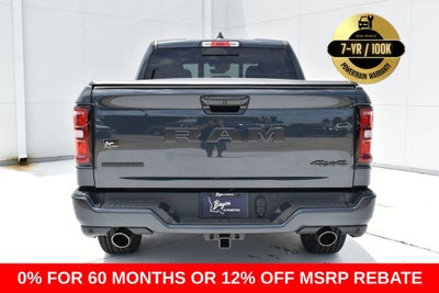 2026 RAM Ram 1500 RAM 1500 BIG HORN CREW CAB 4X4 5'7' BOX