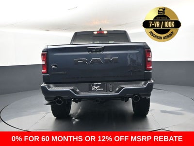 2026 RAM 1500 Big Horn Crew Cab 4x4 5'7' Box
