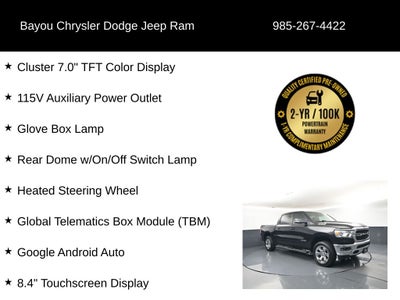 2022 RAM 1500 Big Horn Crew Cab 4x4 5'7' Box